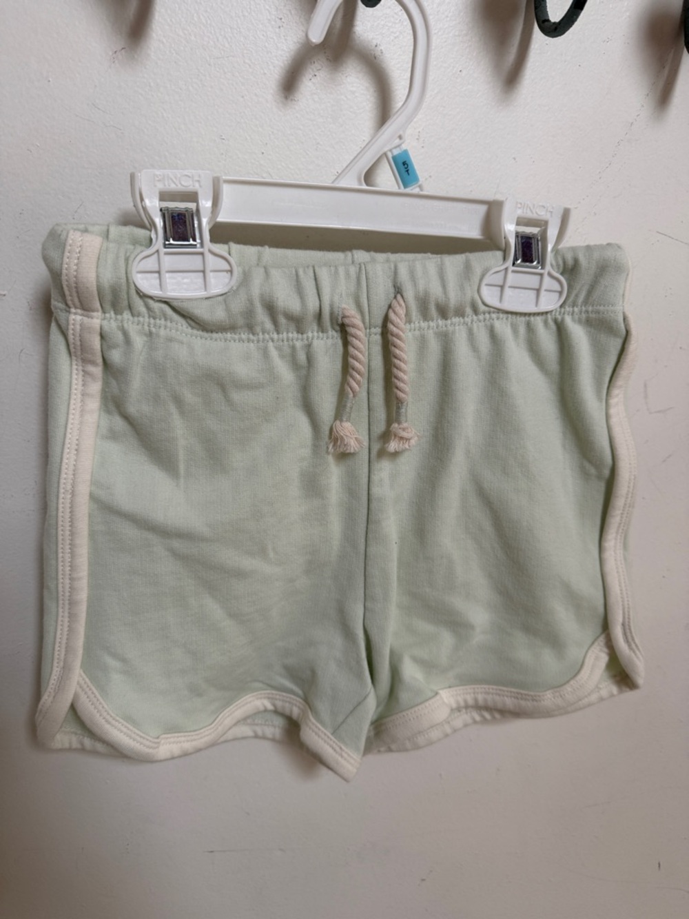 3/$6 Mint Green Little Co. drawstring shorts